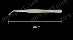 Stainless steel tweezers Curved tip (304 models) 20cm