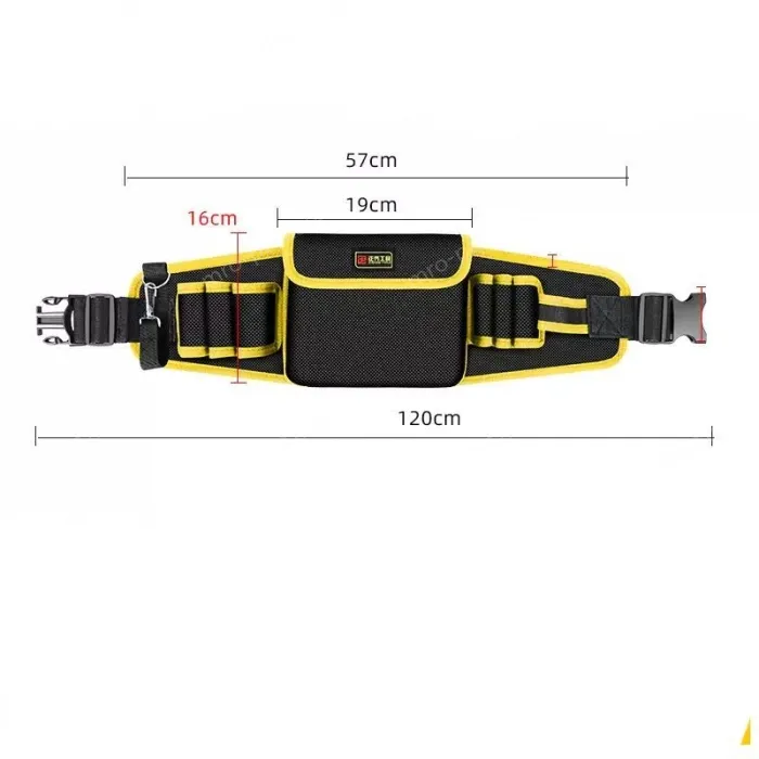 Yellow thickened tool belt bag medium bag