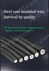 Steel core insulated wire 1KV*JKLGYJ-25/4