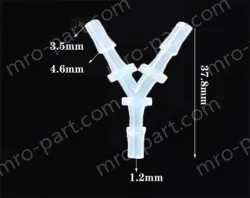 4.8mmY-shaped tee