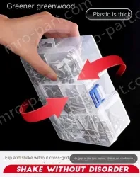 Single thickened material 15 grid small upgrade full dismantling