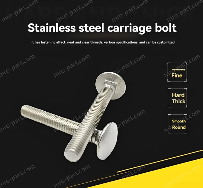 Big head carriage bolt M6*30