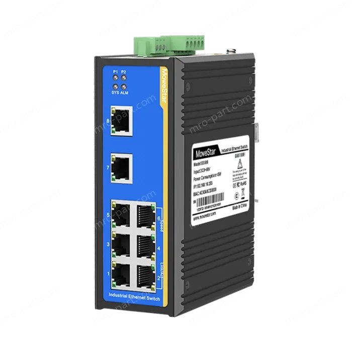 8 Ports 10/100M T(x) Din-Rail Managed Industrial Ethernet Switch