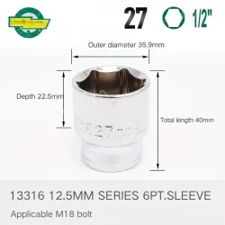 Dafei - 27mm-12.5mm series 1/2-13316