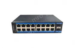 Unmanaged 16 Gigabit Electrical + 2 Gigabit SFP Industrial Ethernet Switch