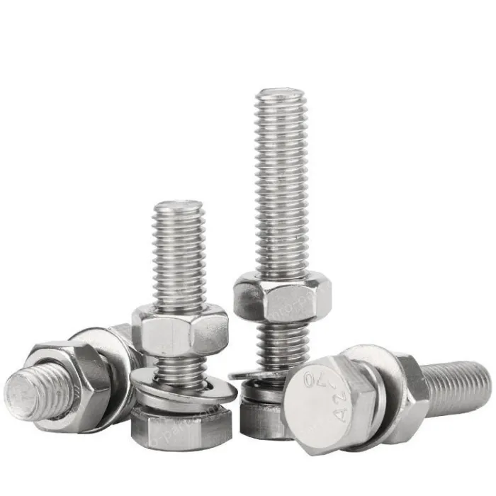 Hexagon socket and nuts set M4x40