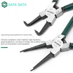 7-inch curved inner circlip pliers 72042