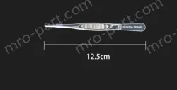 Stainless steel tweezers Straight round head (304 models) 12.5cm