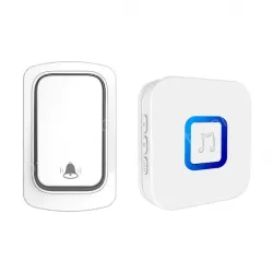 Long distance battery free self generating wireless doorbell, no need for punching or wiring, can set partition ringtones