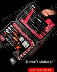 Flagship 72-tooth bent handle auto repair 121-piece set