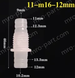 11-M16-12-Feed-through plastic connectors