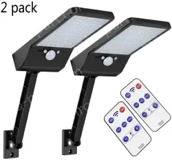 Double pack of large LED Solar remote