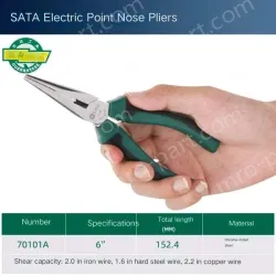 6" needle-nose pliers 70101A