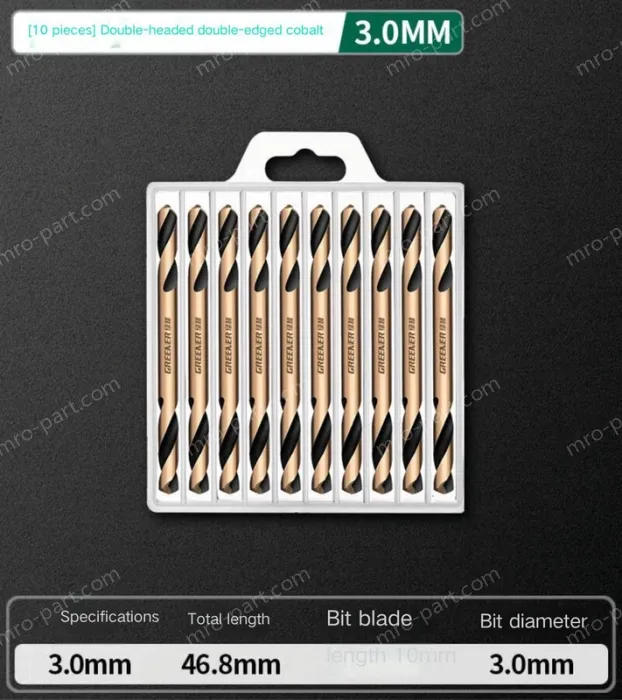 10 double-ended 3.0mm