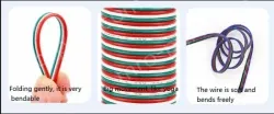 LED light connecting cable 26AWG*2 and (7/0.14TS)