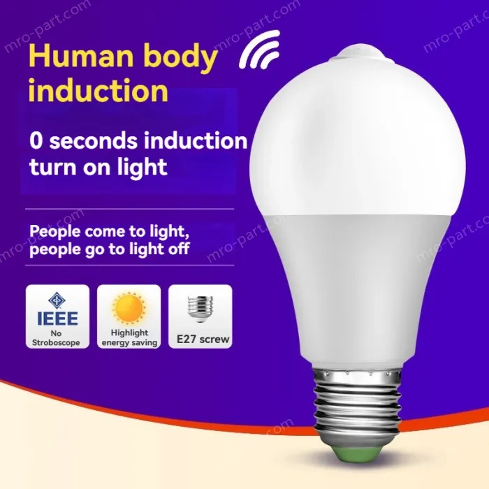 LED human body sensor light bulb-12W