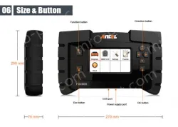 Ancel FX4000 OBD2 Automotive Scanner Full System
