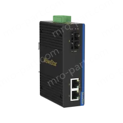 1 Port 100M F(x) + 2 Ports 10/100M T(x) Din Rail Industrial media converter