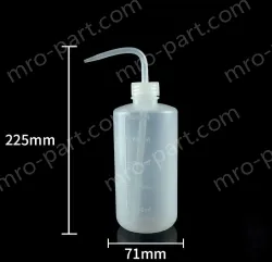 Plastic washing bottles 500ml (white)