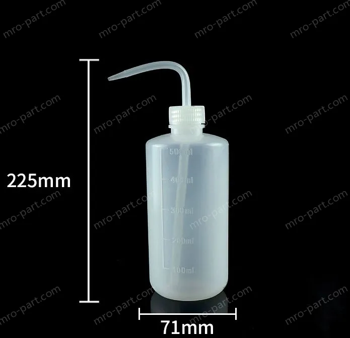 Plastic washing bottles 500ml (white)