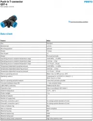 Push-in fittings QST-6(FESTO)