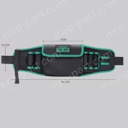The waist bag can hold a mobile phone with a thickened flip cover
