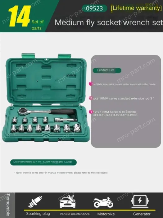 CALC socket set - 14 pieces - 09523