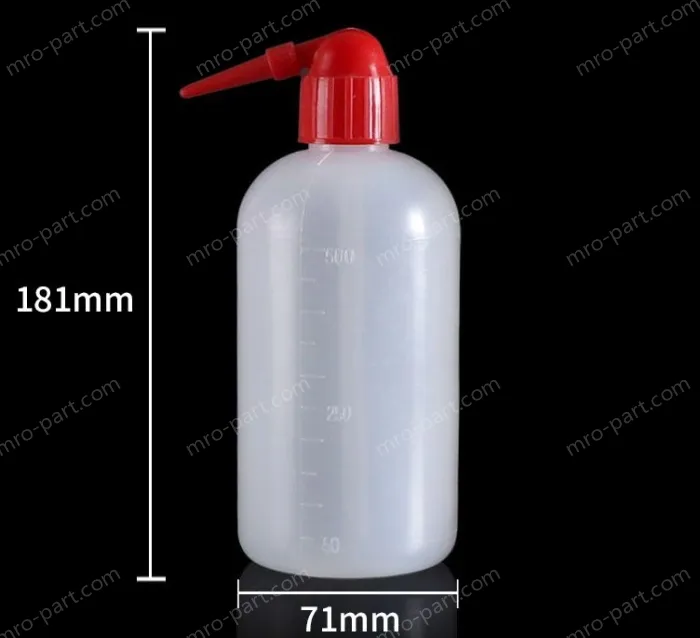 Plastic washing bottles 500ml (Red Head)