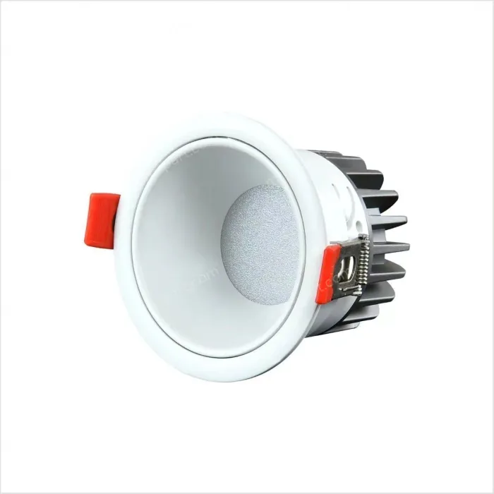 Downlight model: 7W white cup with an opening of 75mm 3500K Preh chip 98 graphics index + Zeford driver