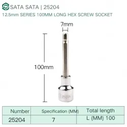 Dafei 7mm with a total length of 100mm-25204