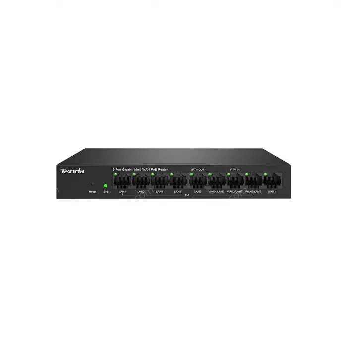 9 Port Gigabit Ethernet PoE Router