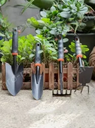 Soil shovel + five-tooth rake + dual-purpose nail rake hoe