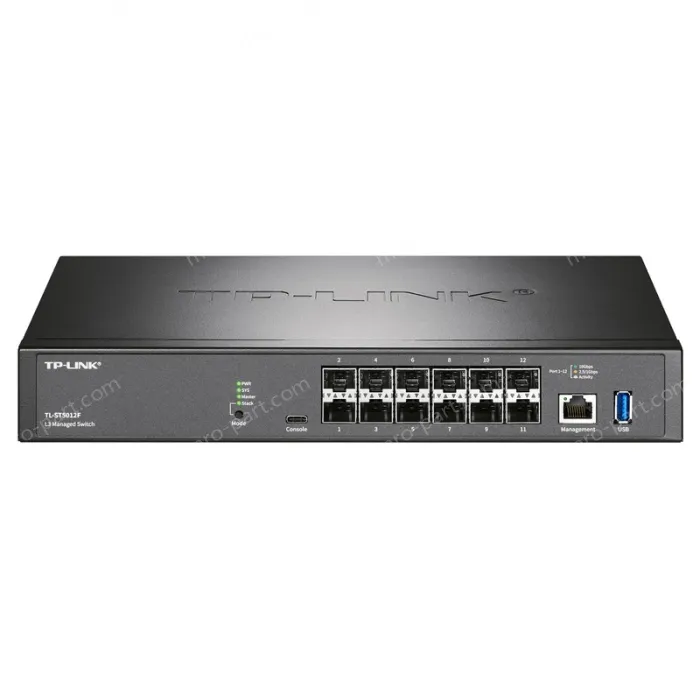 12 SFP+ ports Full 10 Gigabit Layer 3 network management switches