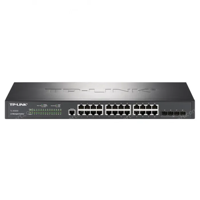 24 Gigabit RJ45 ports, 4 Gigabit SFP+ ports Layer 3 network management switches