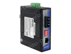UOTEK 10/100M 1 Fiber 1 RJ-45 Port Industrial Switch