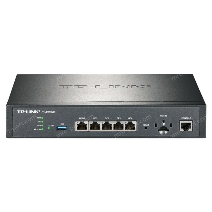 5 x 10/100/1000M RJ45 ports Enhanced firewall