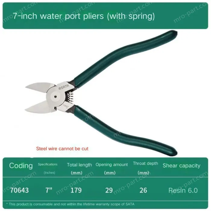 7 inch nozzle pliers 70643