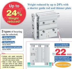 Compact Guide Cylinder MGP Series MGPM25-50Z