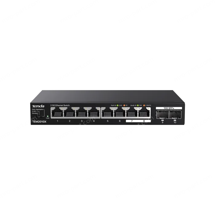 8-Port 2.5G Ethernet Switch With 2*10G SFP+ Slots
