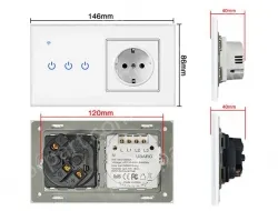 Smart socket TY-146-BB001Y-U-NL