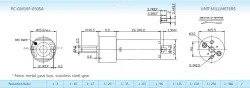 Gear-box motors