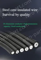 Steel core insulated wire 1KV*JKLGYJ-185/25