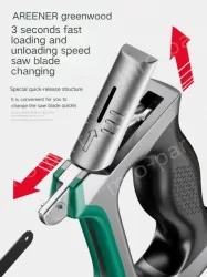 8/10/12 Adjustable Hacksaw Stand Comes with 1 hacksaw blade + 8 multi-function saw blades