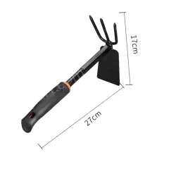 Dual-purpose nail rake hoe