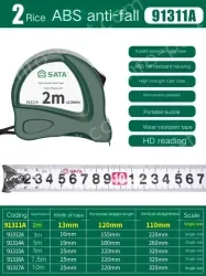 ABS drop resistance -2 m-ruler width 13mm-91311A