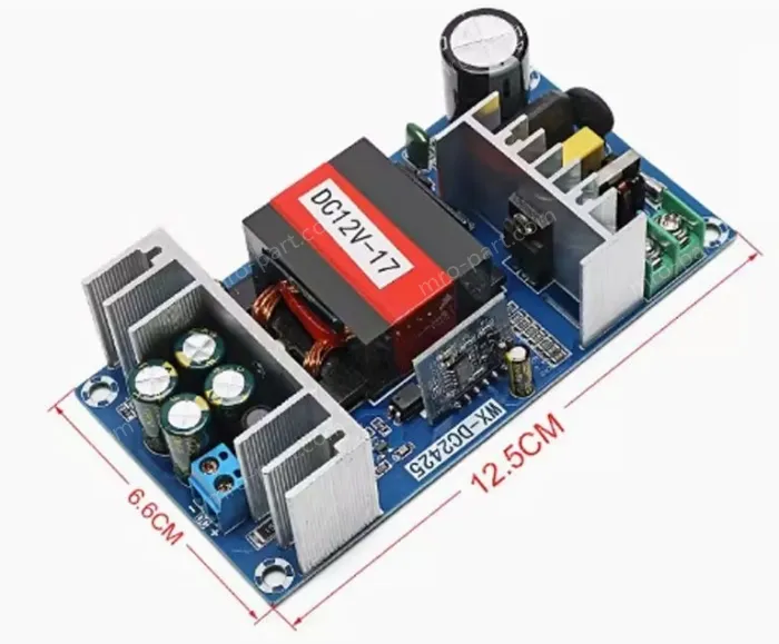 AC-DC buck module: 220V to 12V 17A isolating switching power supply module