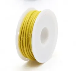 Silicone high temperature cable 18AWG Yellow