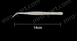 Stainless steel tweezers Curved tip (304 models) 14cm