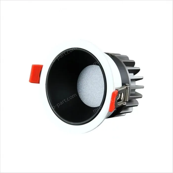 Downlight model: 7W black cup with 75mm opening 3000K Yingrui chip + bulkhead driver