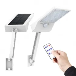 45 ° angle lighting 90 ° angle wall washing light Solar remote